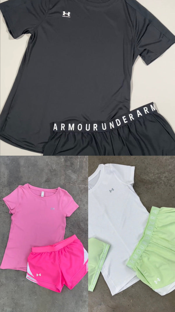 Compra 1 y lleva 3 - Conjuntos Under Armour Kit 3 en 1 Feminino [PROMOCIÓN 40% DESCUENTO]
