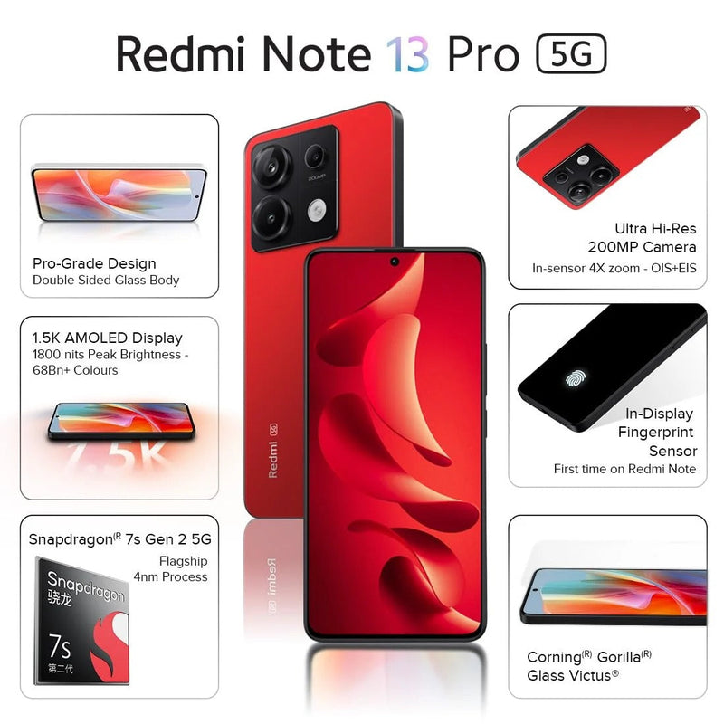 Xiaomi Redmi Note 13 Pro 4G Dual SIM 256 GB [PROMOCIÓN HASTA EL 25 DE SEPTIEMBRE]